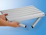 Folding lightweight aluminium caravan step