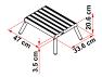 Fiamma Aluminium Step Pro dimensions