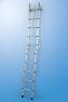 Folding exterior ladder for motorhomes