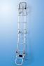 Fiamma Deluxe 8 ladder can be folded away