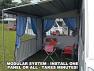 Modular system so you can install whichever panels you need