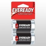 Eveready Super D cell batteries