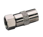 F connector to coax cable
