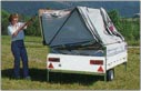 Trailer tent step by step set up