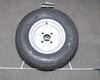 Under trailer wheel carrier keeps your spare out of the way but easy to access