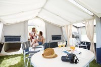 Spacious interior makes Camplair XL a large family Trailer tent