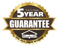 5 year Guarantee on all new Trigano Olympe Trailer Tents