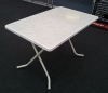 Jumbo Table - The ideal table for any trailer tent. Top quality and super strong with scissor legs for easy access