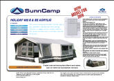 Sunncamp Trailer Tent Brochure