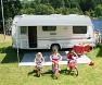 Caravanstore ZIP canopy provides shade on its own