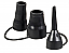 Supplied with various size nozzles to suit a variety of inflatables
