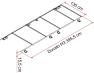 Dimensions for H3 version on XLWB van. Can be cut down for LWB vehicles