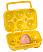 Egg carry case with space for 12 eggs