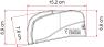 F40 Van awning case dimensions