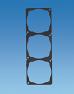 C-Line 3 way spacer surround for round edge face plates