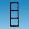 3 Way Face Plate for C-Line system in Gloss Black
