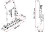 Fiamma ACrry Bike 200 D Dimensions