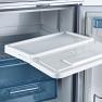 The freezer compartment can easily be removed to make room for more fridge storage