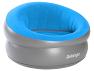 Inflatable Donut Flocked Chair - Mykonos Blue