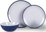 Midnight Blue Melamine Set - 12 Piece