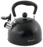 Outwell Tea Break Lux Kettle M - 1.8L Whistling Kettle (Black)