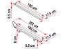 Fiamma Carry-Moto rail and chute dimensions