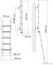Double length 5 step ladder for taller motorhomes