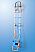 Fiamma Deluxe 8 ladder can be folded away