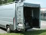 Provides rain shelter or shaded area on the back of Fiat Ducato vans