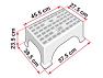 Fiamma Magnum caravan step sizes