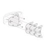 Fiamma Kit Spacer Safe Door White