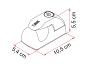Kit security lock dimensions