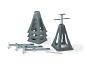 Fiamma Plastic Jacks x4