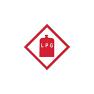 W4 LPG Self Adhesive Gas Sticker