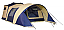 Large family trailer tent with integral sun canopy