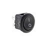 W4 250V Round Double Rocker Switch On / Off