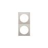 Berker Double Socket Frame Stainless Steel