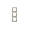 Berker Triple Socket Frame White
