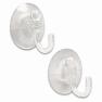 W4 Suction Cups with Hooks x 2