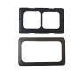 2 way faceplate screws to wall or bulkhead