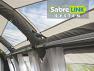 Kampa awning with Sabrelink light system