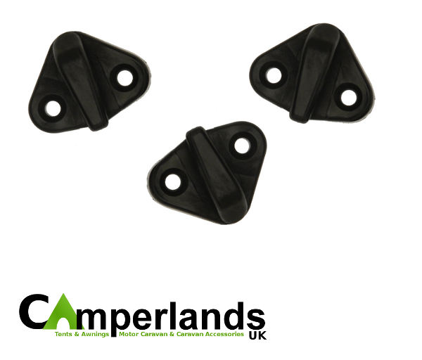 W4 black plastic canopy hooks