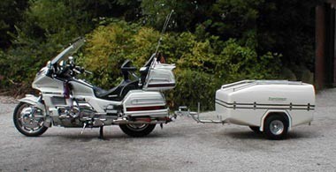 Motorbike trailer tent store