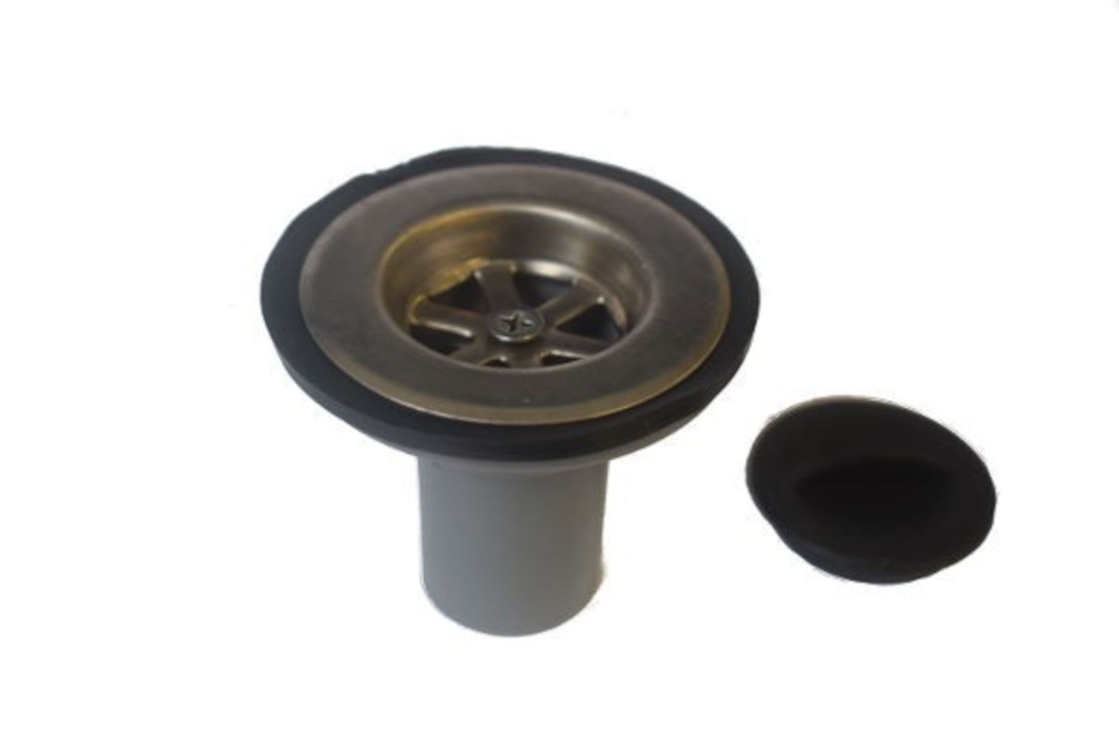 PENINE Caravan Motorhome Sink Waste Outlet - 1 1/4 Inch (28mm) Straight With 26mm Reducer