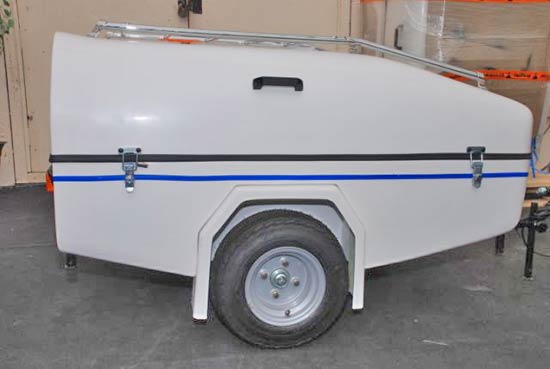Motorcycle clearance tent trailer