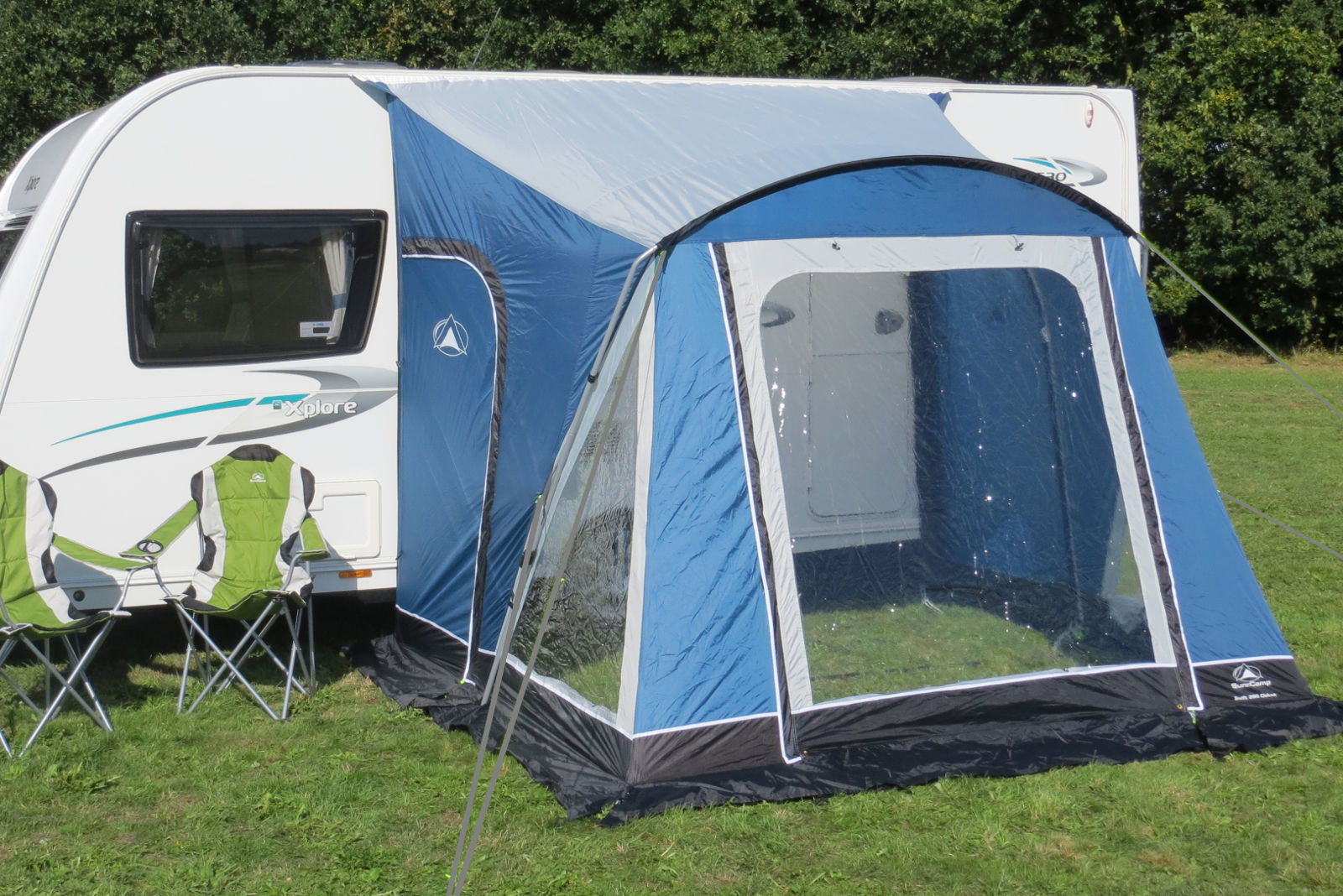 Sunncamp Swift 260 Deluxe Caravan Awning Blue