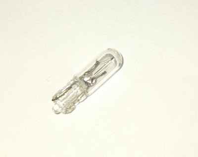 12 Volt Incandescent Bulb - 1.2 Watt Capless Wedgebase