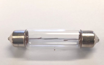 12 Volt Incandescent Festoon Bulb - 18 Watt