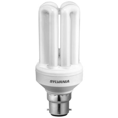 230 Volt Energy Saving Bulb - 55 Watt B22 Base