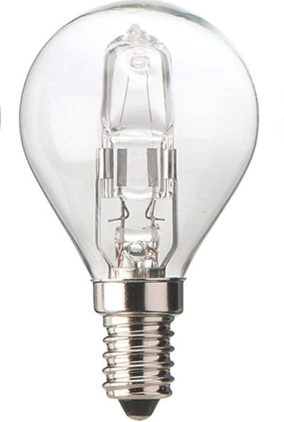 230 Volt Halogen Bulb - 55 Watt Screw Base